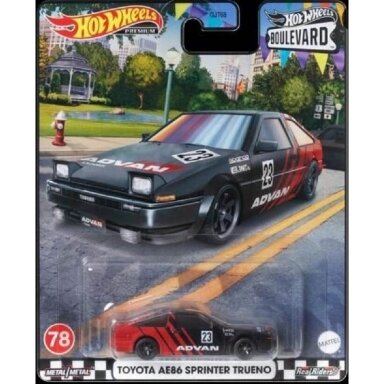 Hot Wheels Premium Boulevard Toyota AE86 Sprinter Trueno
