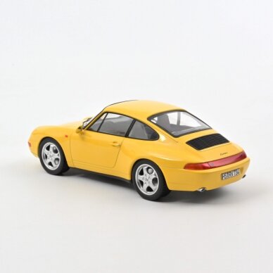 PRE-ORD3R Norev Modeliukas 1/18 1994 Porsche 911 Carrera, yellow PRE-ORD3R Norev Modeliukas 1/18 1994 Porsche 911 Carrera, yellow
