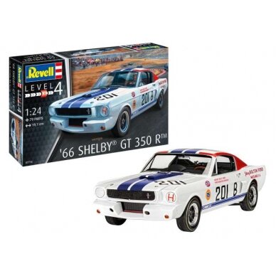 PRE-ORD3R Revell - Germany Surenkamas modeliukas 1/24 1965 Shelby GT 350R, Includes basic colors and brushes Level 4, plastic modelkit PRE-ORD3R Revell - Germany Surenkamas modeliukas 1/24 1965 Shelby GT 350R, Includes basic colors and brushes Level 4, plastic modelkit