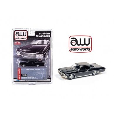 PRE-ORD3R Auto World Modeliukas 1970 Chevrolet Imapala ss hard top, black PRE-ORD3R Auto World Modeliukas 1970 Chevrolet Imapala ss hard top, black