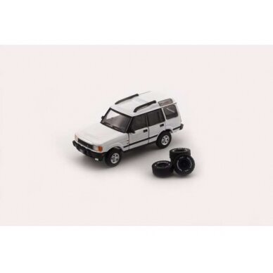 PRE-ORD3R BM Creations Modeliukas 1998 Land Rover Discovery 1 left hand drive, white PRE-ORD3R BM Creations Modeliukas 1998 Land Rover Discovery 1 left hand drive, white