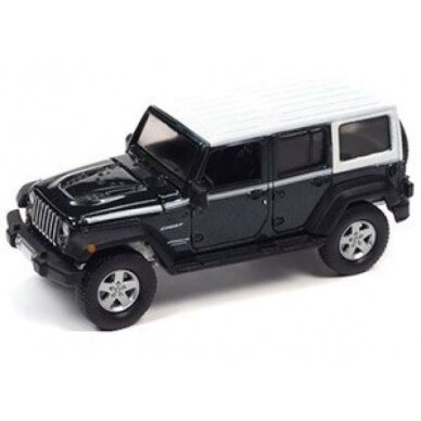 PRE-ORD3R Auto World Modeliukas 2017 Jeep Wrangler Chief Edition, Rhino Body Color with White Roof & White Side Stripe PRE-ORD3R Auto World Modeliukas 2017 Jeep Wrangler Chief Edition, Rhino Body Color with White Roof & White Side Stripe