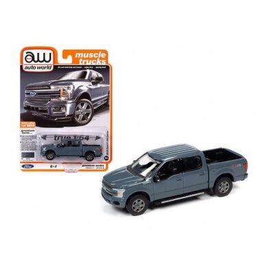 Auto World Modeliukas 2018 Ford F-150, abyss grey Auto World Modeliukas 2018 Ford F-150, abyss grey
