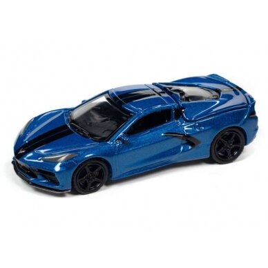 PRE-ORD3R Auto World Modeliukas 2020 Chevrolet Corvette, elkhart blue PRE-ORD3R Auto World Modeliukas 2020 Chevrolet Corvette, elkhart blue