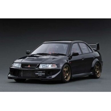 PRE-ORD3R Ignition Modeliukas 1/18 Mitsubishi Lancer Evolution VI GSR T.M.E (CP9A), black PRE-ORD3R Ignition Modeliukas 1/18 Mitsubishi Lancer Evolution VI GSR T.M.E (CP9A), black