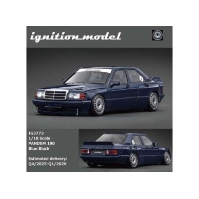 PRE-ORD3R Ignition Modeliukas 1/18 PANDEM 190, blue metallic PRE-ORD3R Ignition Modeliukas 1/18 PANDEM 190, blue metallic
