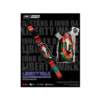 PRE-ORD3R Inno64 Modeliukas 1/64 INNO x DSTANDS LB-SUPER Silhouette FD3S, red/green PRE-ORD3R Inno64 Modeliukas 1/64 INNO x DSTANDS LB-SUPER Silhouette FD3S, red/green