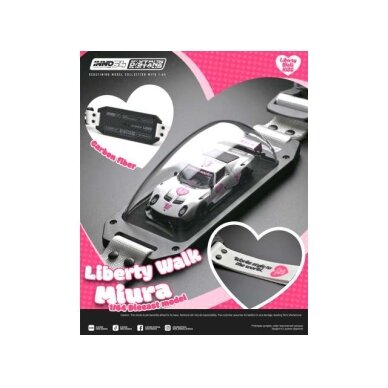 PRE-ORD3R Inno64 Modeliukas 1/64 INNO x DSTANS LB-Silhouette WORKS Miura GT, white/pink PRE-ORD3R Inno64 Modeliukas 1/64 INNO x DSTANS LB-Silhouette WORKS Miura GT, white/pink