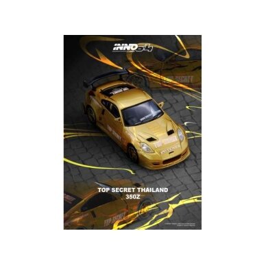 PRE-ORD3R Inno64 Modeliukas 1/64 Top Secret Thailand 350Z, gold PRE-ORD3R Inno64 Modeliukas 1/64 Top Secret Thailand 350Z, gold