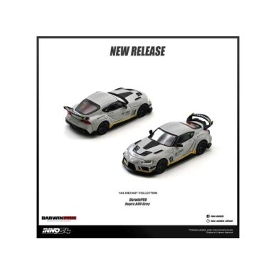 PRE-ORD3R Inno64 Modeliukas 1/64 Toyota Supra A90 *DarwinPRO*, matt grey PRE-ORD3R Inno64 Modeliukas 1/64 Toyota Supra A90 *DarwinPRO*, matt grey