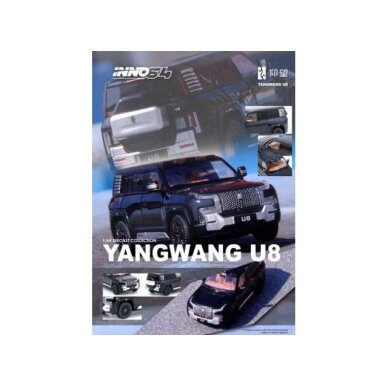 PRE-ORD3R Inno64 Modeliukas 1/64 Yanwung U8, black PRE-ORD3R Inno64 Modeliukas 1/64 Yanwung U8, black