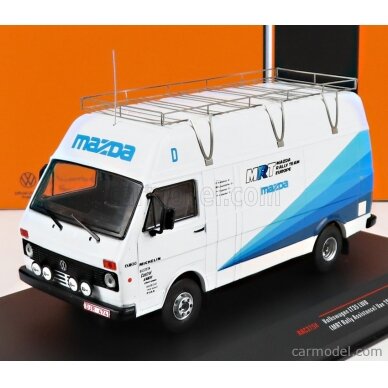 IXO Models Modeliukas 1/43 Volkswagen LT35 Mazda Rally Team Europe Rally Assistance Van, white/blue IXO Models Modeliukas 1/43 Volkswagen LT35 Mazda Rally Team Europe Rally Assistance Van, white/blue