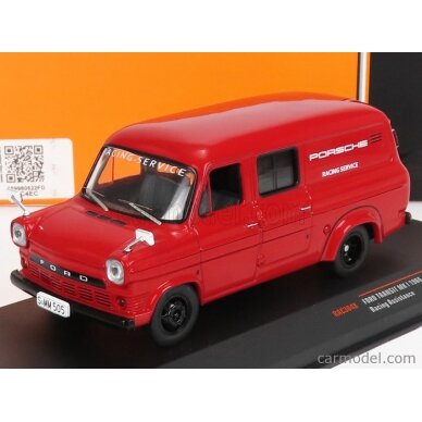 IXO Models Modeliukas 1966 Ford Transit MKI Van Porsche Racing Service Rally Assistance Van IXO Models Modeliukas 1966 Ford Transit MKI Van Porsche Racing Service Rally Assistance Van