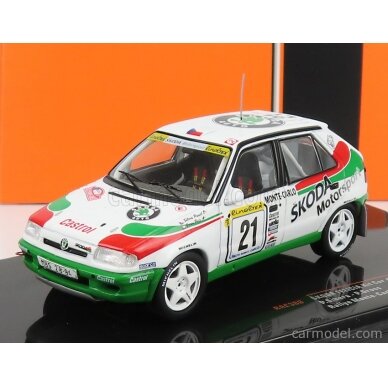 IXO Models Modeliukas 1997 Skoda Felicia Kit Car No.21 Rally Monte Carlo Sibera/Gross, white/green IXO Models Modeliukas 1997 Skoda Felicia Kit Car No.21 Rally Monte Carlo Sibera/Gross, white/green
