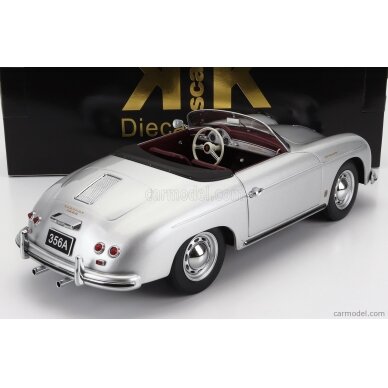 PRE-ORD3R KK Scale Modeliukas 1/12 1955 Porsche 356 A Speedster, silver PRE-ORD3R KK Scale Modeliukas 1/12 1955 Porsche 356 A Speedster, silver