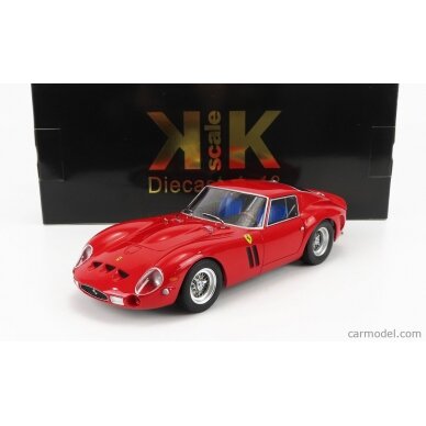PRE-ORD3R KK Scale Modeliukas 1/18 1962 Ferrari 250 GTO, red PRE-ORD3R KK Scale Modeliukas 1/18 1962 Ferrari 250 GTO, red