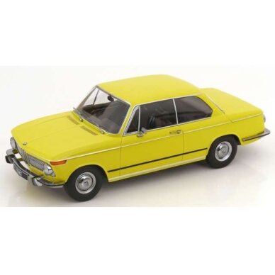 PRE-ORD3R KK - Scale Modeliukas 1/18 1971 BMW 1602 1.Serie, yellow PRE-ORD3R KK - Scale Modeliukas 1/18 1971 BMW 1602 1.Serie, yellow