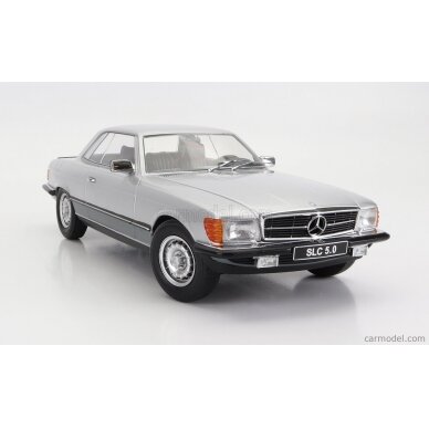 PRE-ORD3R KK Scale Modeliukas 1/18 1973 Mercedes 450 SLC C107, silver PRE-ORD3R KK Scale Modeliukas 1/18 1973 Mercedes 450 SLC C107, silver