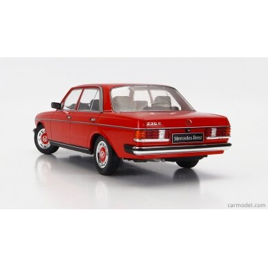PRE-ORD3R KK Scale Modeliukas 1/18 1975 Mercedes Benz 230E W123, red PRE-ORD3R KK Scale Modeliukas 1/18 1975 Mercedes Benz 230E W123, red