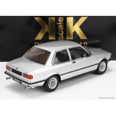 PRE-ORD3R KK Scale Modeliukas 1/18 1978 BMW 323i E21, silver PRE-ORD3R KK Scale Modeliukas 1/18 1978 BMW 323i E21, silver