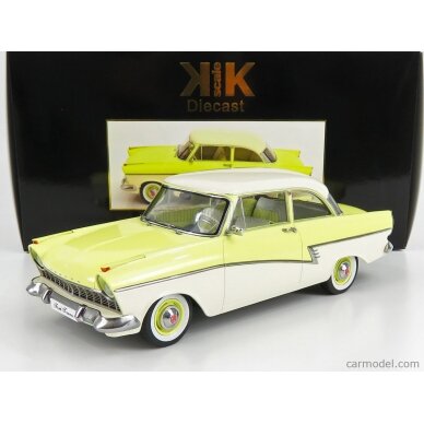 KK Scale Modeliukas 1957 Ford Taunus 17M P2, light yellow/white KK Scale Modeliukas 1957 Ford Taunus 17M P2, light yellow/white