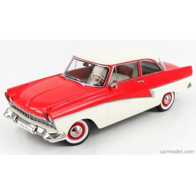 KK Scale Modeliukas 1957 Ford Taunus 17M P2, red/white KK Scale Modeliukas 1957 Ford Taunus 17M P2, red/white