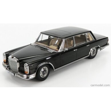 PRE-ORD3R KK Scale Modeliukas 1963 Mercedes Benz 600 SWB W100, black/chrome PRE-ORD3R KK Scale Modeliukas 1963 Mercedes Benz 600 SWB W100, black/chrome