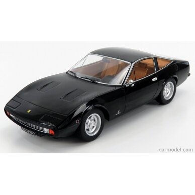 PRE-ORD3R KK Scale Modeliukas 1971 Ferrari 365 GTC 4, black with brown interieur PRE-ORD3R KK Scale Modeliukas 1971 Ferrari 365 GTC 4, black with brown interieur