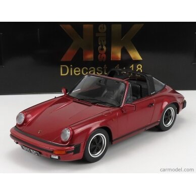 PRE-ORD3R KK Scale Modeliukas 1983 Porsche 911 SC Targa with extra Hardtop, red metallic PRE-ORD3R KK Scale Modeliukas 1983 Porsche 911 SC Targa with extra Hardtop, red metallic