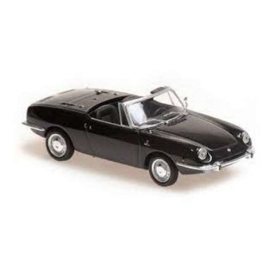 Maxichamps Modeliukas 1/43 1968 Fiat 850 Sport Spider, black Maxichamps Modeliukas 1/43 1968 Fiat 850 Sport Spider, black