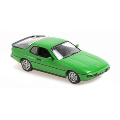 Maxichamps Modeliukas 1/43 1984 Porsche 924, green Maxichamps Modeliukas 1/43 1984 Porsche 924, green