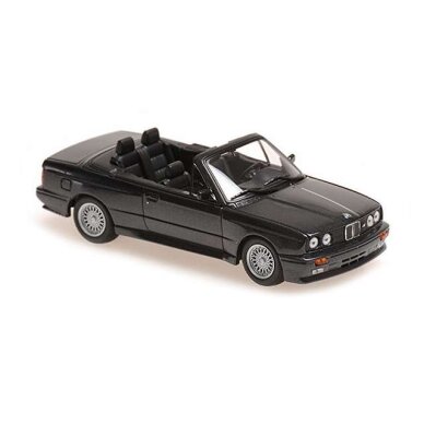Maxichamps Modeliukas 1/43 1988 BMW M3 cabriolet E30, black metallic Maxichamps Modeliukas 1/43 1988 BMW M3 cabriolet E30, black metallic