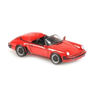 Maxichamps Modeliukas 1/43 1988 Porsche 911 Speedster, red Maxichamps Modeliukas 1/43 1988 Porsche 911 Speedster, red