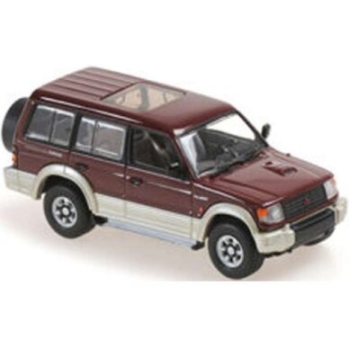 Maxichamps Modeliukas 1/43 1991 Mitsubishi Pajero LWB, dark red Maxichamps Modeliukas 1/43 1991 Mitsubishi Pajero LWB, dark red