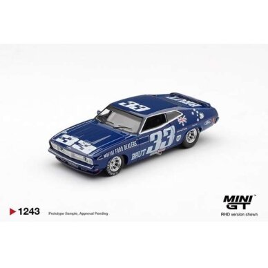 MINI GT Modeliukas 1/64 1974 Ford Falcon (XB) GT #33 Bathurst 1000, blue MINI GT Modeliukas 1/64 1974 Ford Falcon (XB) GT #33 Bathurst 1000, blue