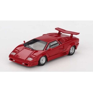 PRE-ORD3R MINI GT Modeliukas 1/64 1988 Lamborghini Countach 25th Anniversary, red PRE-ORD3R MINI GT Modeliukas 1/64 1988 Lamborghini Countach 25th Anniversary, red