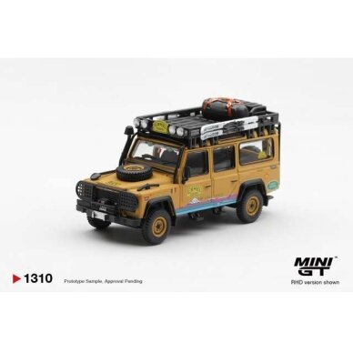 PRE-ORD3R MINI GT Modeliukas 1/64 1998 Land Rover Defender 110 *Camel Trophy* Team Romania Tierra Del Fuego CT36 PRE-ORD3R MINI GT Modeliukas 1/64 1998 Land Rover Defender 110 *Camel Trophy* Team Romania Tierra Del Fuego CT36