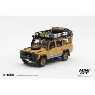PRE-ORD3R MINI GT Modeliukas 1/64 1998 Land Rover Defender 110 *Camel Trophy* Team USA Tierra Del Fuego CT10 PRE-ORD3R MINI GT Modeliukas 1/64 1998 Land Rover Defender 110 *Camel Trophy* Team USA Tierra Del Fuego CT10