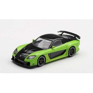 MINI GT Modeliukas 1/64 2012 Mazda RX-7 (FD) Veilside Fortune7, green MINI GT Modeliukas 1/64 2012 Mazda RX-7 (FD) Veilside Fortune7, green
