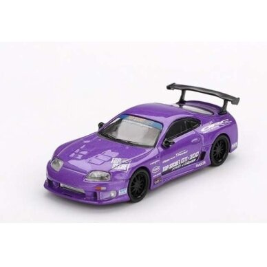 PRE-ORD3R Mini GT Modeliukas 1/64 2014 Toyota Supra MK4 (A80) Top Secret GT-300, Top Secret purple PRE-ORD3R Mini GT Modeliukas 1/64 2014 Toyota Supra MK4 (A80) Top Secret GT-300, Top Secret purple