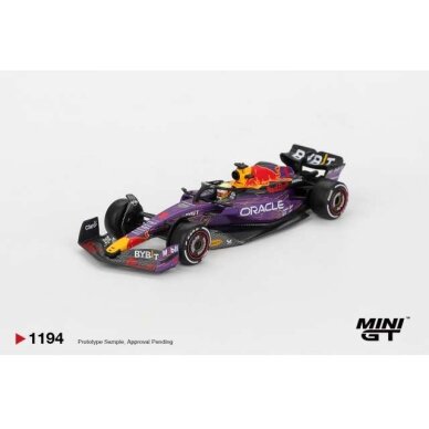 PRE-ORD3R MINI GT Modeliukas 1/64 2023 Red Bull Racing RB19 #1 Max Verstappen Las vegas GP Winner, various PRE-ORD3R MINI GT Modeliukas 1/64 2023 Red Bull Racing RB19 #1 Max Verstappen Las vegas GP Winner, various