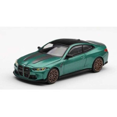 PRE-ORD3R MINI GT Modeliukas 1/64 2024 BMW M4 (G82) CS Frozen Isle of Man, green metallic PRE-ORD3R MINI GT Modeliukas 1/64 2024 BMW M4 (G82) CS Frozen Isle of Man, green metallic