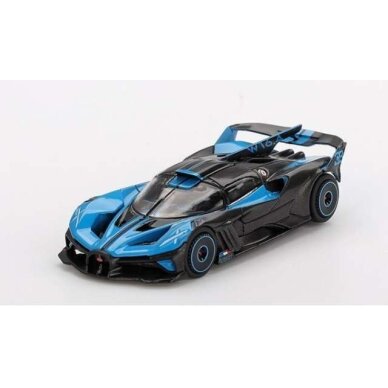 PRE-ORD3R Mini GT Modeliukas 1/64 2024 Bugatti Bolide Presentation, black/blue PRE-ORD3R Mini GT Modeliukas 1/64 2024 Bugatti Bolide Presentation, black/blue