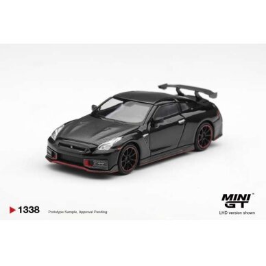PRE-ORD3R MINI GT Modeliukas 1/64 2024 Nissan GT-R R35 Nismo, black PRE-ORD3R MINI GT Modeliukas 1/64 2024 Nissan GT-R R35 Nismo, black