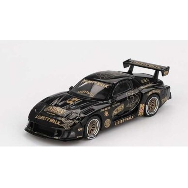 PRE-ORD3R Mini GT Modeliukas 1/64 2025 Mazda RX7 (FD3S) LB-Super Silhouette FD-Niles, black PRE-ORD3R Mini GT Modeliukas 1/64 2025 Mazda RX7 (FD3S) LB-Super Silhouette FD-Niles, black