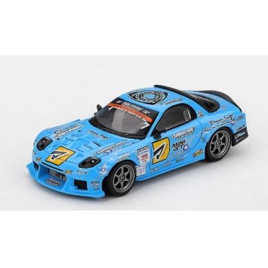 MINI GT Modeliukas 1/64 2025 Mazda RX7 (FD3S) Re-Amemiya D1GP, blue MINI GT Modeliukas 1/64 2025 Mazda RX7 (FD3S) Re-Amemiya D1GP, blue