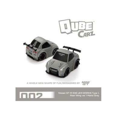 PRE-ORD3R MINI GT Modeliukas 1/64 2025 Nissan GTR (R35) LB-Works Type 1, matte grey PRE-ORD3R MINI GT Modeliukas 1/64 2025 Nissan GTR (R35) LB-Works Type 1, matte grey