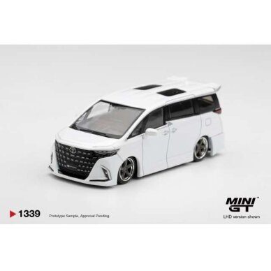 MINI GT Modeliukas 1/64 2025 Toyota Alphard 40 Kuhl, white MINI GT Modeliukas 1/64 2025 Toyota Alphard 40 Kuhl, white