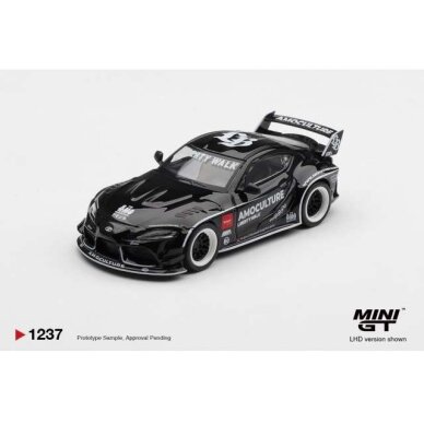 PRE-ORD3R MINI GT Modeliukas 1/64 2026 Toyota GR Supra LB Works Amoculture, black PRE-ORD3R MINI GT Modeliukas 1/64 2026 Toyota GR Supra LB Works Amoculture, black