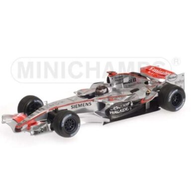 Minichamps Modeliukas 1/18 2006 McLaren Mercedes Benz MP4/21 Kimi Raikkonen, silver Minichamps Modeliukas 1/18 2006 McLaren Mercedes Benz MP4/21 Kimi Raikkonen, silver